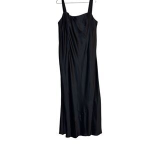 Victoria Royal Black Silk Vintage Dress 16
